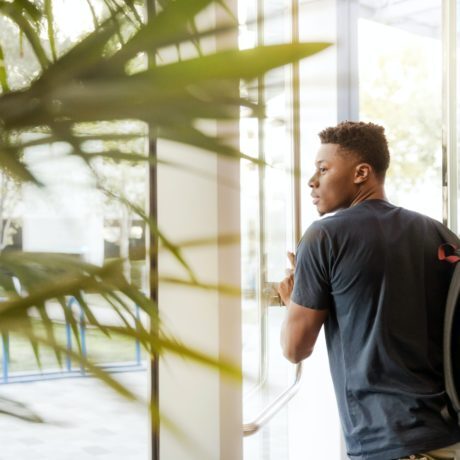 A college student struggles with stress